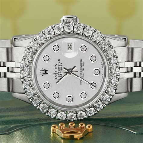 used rolex diamond bezel|genuine rolex diamond bezel.